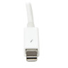 STARTECH CABLE 3M THUNDERBOLT? - BLANCO - MACHO A