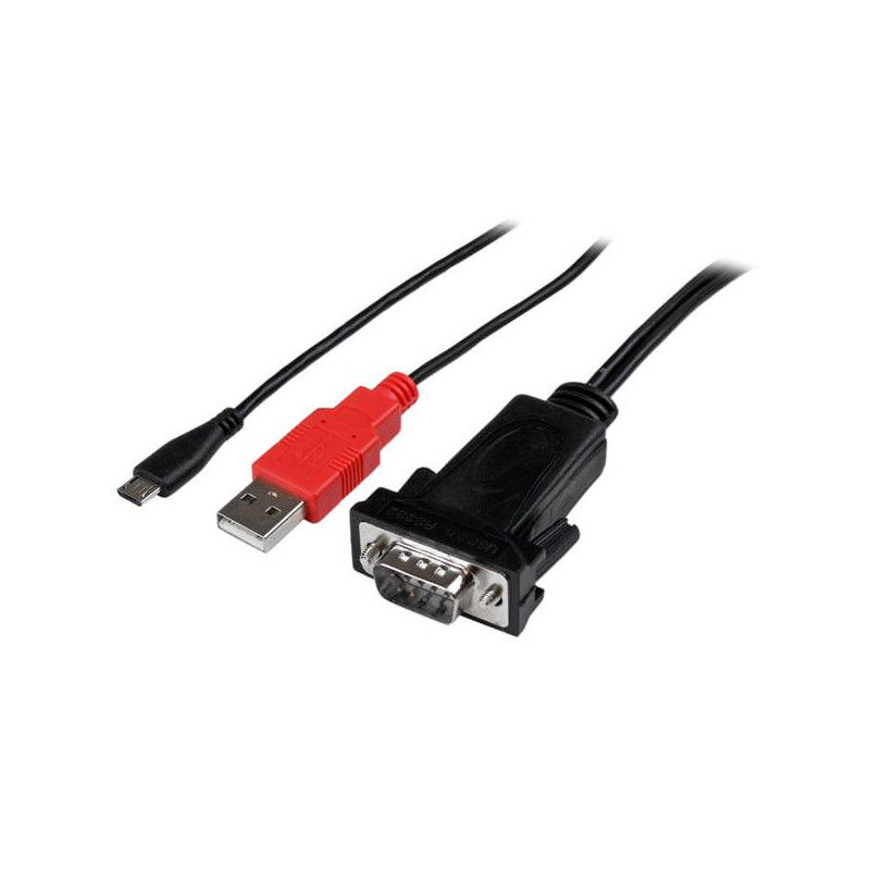 STARTECH CABLE CONVERSOR MICRO USB A SERIE DB9 RS2