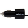 STARTECH CARGADOR USB 2 PUERTOS COCHE CON CABLE MI