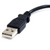 STARTECH CABLE ADAPTADOR 15CM USB A MACHO A MICRO