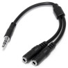 STARTECH ADAPTADOR AUDIO DIVISOR AUR MINI-