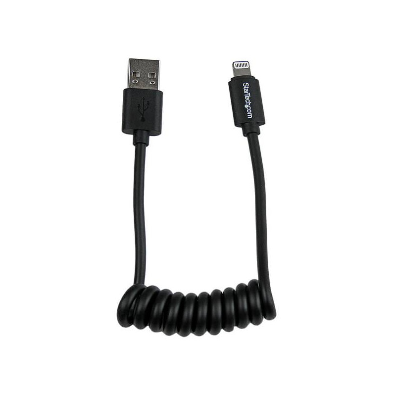 STARTECH CABLE EN ESPIRAL 30CM LIGHTNING 8 PIN A U