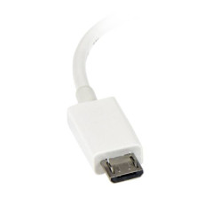 STARTECH CABLE ADAPTADOR MICRO USB A USB OTG BLANC