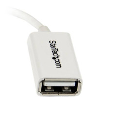 STARTECH CABLE ADAPTADOR MICRO USB A USB OTG BLANC