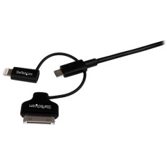 STARTECH CABLE 1M LIGHTNING, DOCK 30 PINES O MICRO