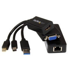 STARTECH JUEGO ADAPTADORES HDMI, VGA Y ETH. GIGABI