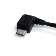 STARTECH CABLE MICRO USB 91CM ACODADO MOVILES Y TA