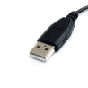 STARTECH CABLE MICRO USB 91CM ACODADO MOVILES Y TA