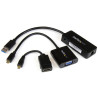 STARTECH JUEGO ADAPTADORES MICRO HDMI A VGA, MICRO