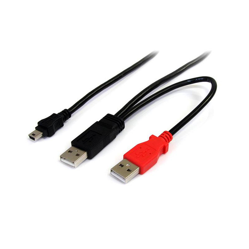 STARTECH CABLE 1,8M USB 2.0 EN Y DISCOS DUROS EXTE