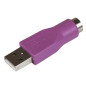 STARTECH ADAPTADOR CONVERSOR PS-2 MINIDIN A USB TE