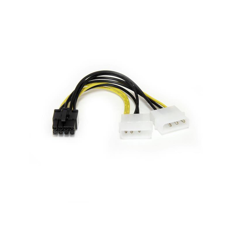 STARTECH CABLE 15CM ADAPTADOR ALIMENTACION LP4 A P