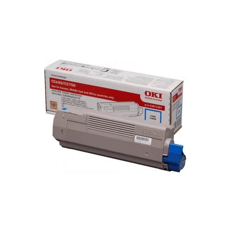 OKI TONER C5650 / C5750 - 2.000 PAG. CYAN