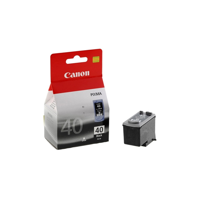 CANON CARTUCHO NEGRO PG40 IP/1600/1900/2200/1200/1300/1700/2600 JX/200/500 MP/150/160/170/180/450/460/210/220/140 MX/300/310