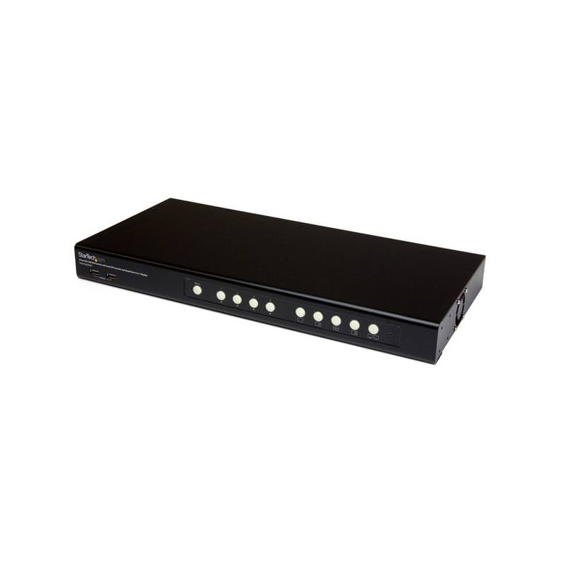 STARTECH SWITCH CONMUTADOR KVM 4 PUERTOS DVI CON C