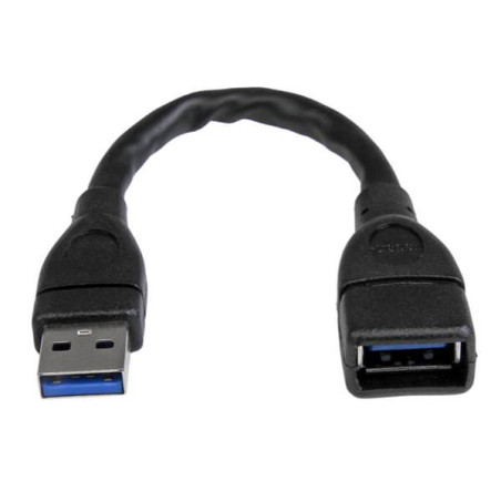 STARTECH CABLE 15CM EXTENSOR USB 3.0 MACHO A HEMBR