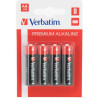 Verbatim - Pack 4 Pilas AA LR6 Alcalinas