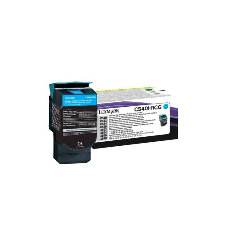 LEXMARK TONER CIAN 2.000 PAG. RETORNABLE C/540/543/544 X/543/544