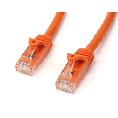 STARTECH CABLE 1M NARANJA RED GIGABIT CAT6 ETH. RJ