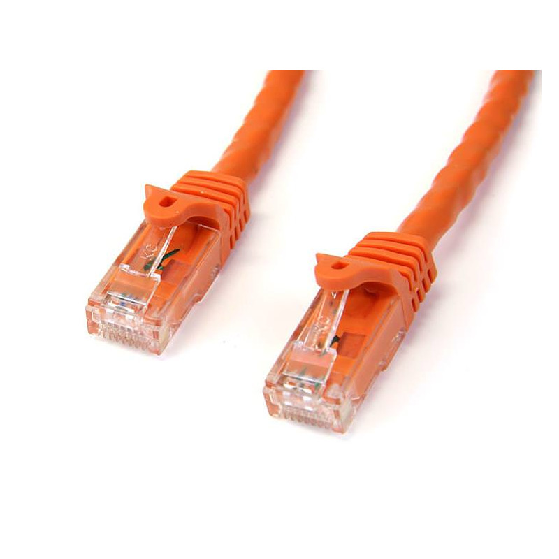 STARTECH CABLE 1M NARANJA RED GIGABIT CAT6 ETH. RJ