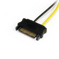 STARTECH CABLE ADAPTADOR 15CM ALIMENTACION SATA A