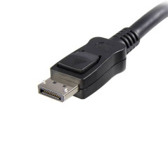 STARTECH CABLE 50CM DISPLAYPORT CON CIERRE SEGURID