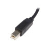 STARTECH CABLE USB 1M IMPRESORA - 1X USB A MACHO -