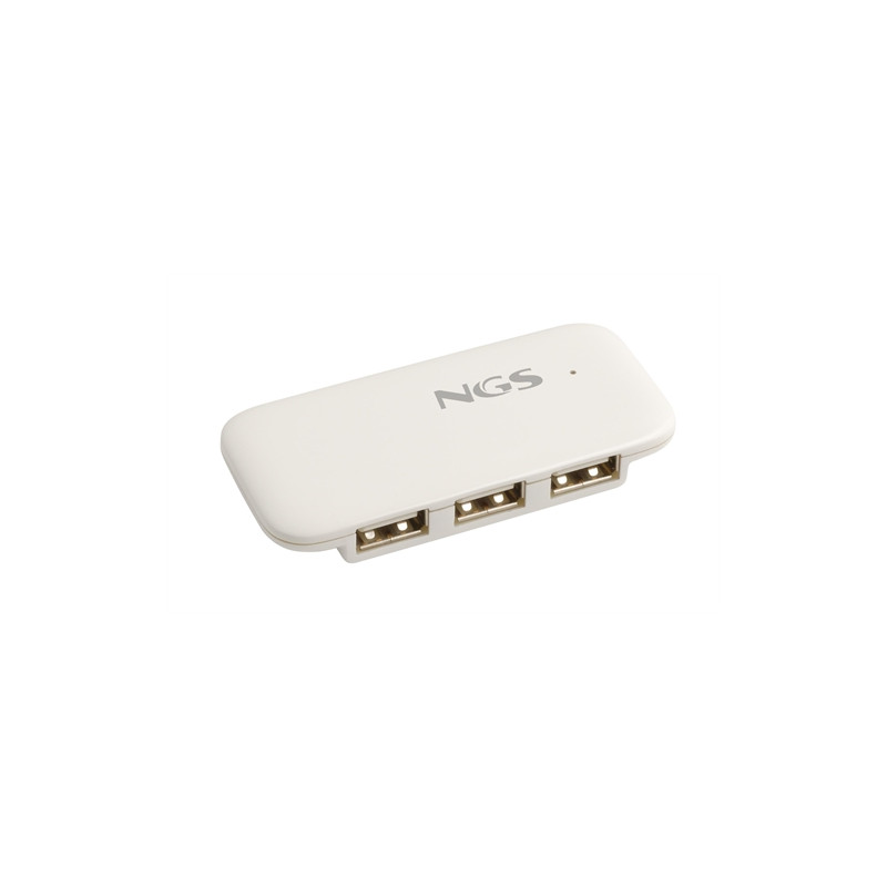 NGS IHUB4 - Hub de 4 puertos USB 2.0 - Blanco