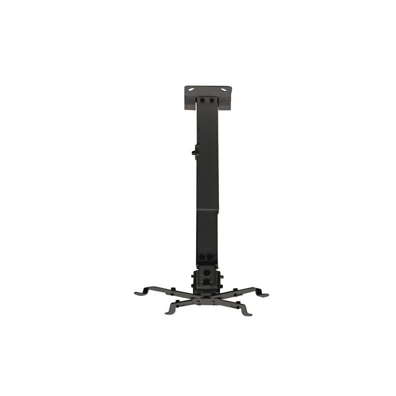 TooQ - Soporte de techo para proyector J2012T-B - inclinable - 20Kg - distancia del techo 430-650mm - Negro