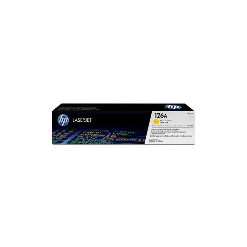 HP TONER AMARILLO 126A 1.000 PAG. LASERJET PRO/100 CP/1025NW/1025/1020/M175