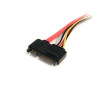 STARTECH CABLE EXTENSION SATA 22 PINES DATOS Y ALI