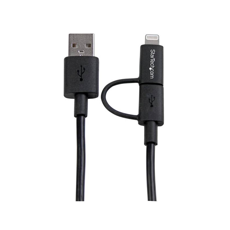 STARTECH CABLE 1M APPLE LIGHTNING O MICRO USB A US