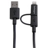 STARTECH CABLE 1M APPLE LIGHTNING O MICRO USB A US