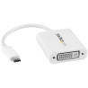 STARTECH ADAPTADOR USB-C A DVI BLANCO