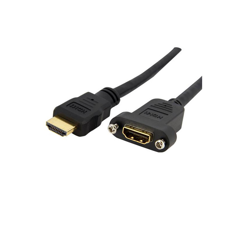 STARTECH CABLE HDMI 91CM MONTAJE EN PANEL