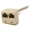 STARTECH ADAPTADOR DIVISOR RJ45 HEMBRA A MACHO