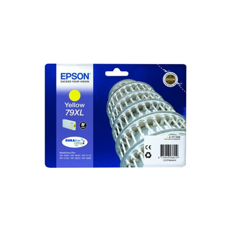 EPSON CARTUCHO AMARILLO 79XL CAPACIDAD 2.000 PAGINAS WF 46XX/51XX/56XX