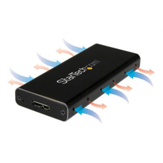 STARTECH CAJA USB 3.1 10GBPS MSATA ALUMINIO