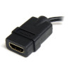 STARTECH CABLE 12CM HDMI ALTA VELOCIDAD A MICRO