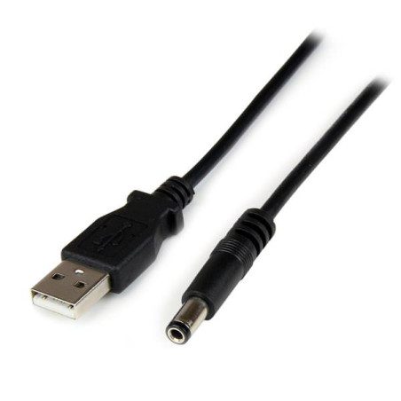 STARTECH CABLE 2M USB-A CONECTOR TIPO BARRIL N