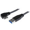 STARTECH CABLE 2M MICRO USB 3.0 ACODADO IZQUIERDA