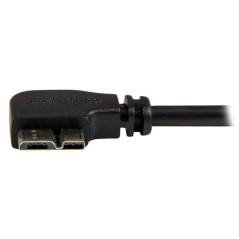 STARTECH CABLE 2M MICRO USB 3.0 ACODADO IZQUIERDA