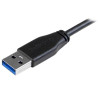 STARTECH CABLE 2M MICRO USB 3.0 ACODADO IZQUIERDA