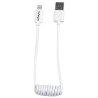 STARTECH CABLE 30CM USB A LIGHTNING RIZADO