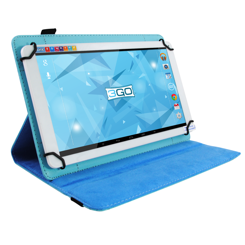 FUNDA TABLET 3GO 7" UNIVERSAL CELESTE