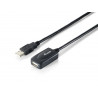 CABLE EQUIP ALARGO USB 2.0 ACTIVO 5M EQUIP