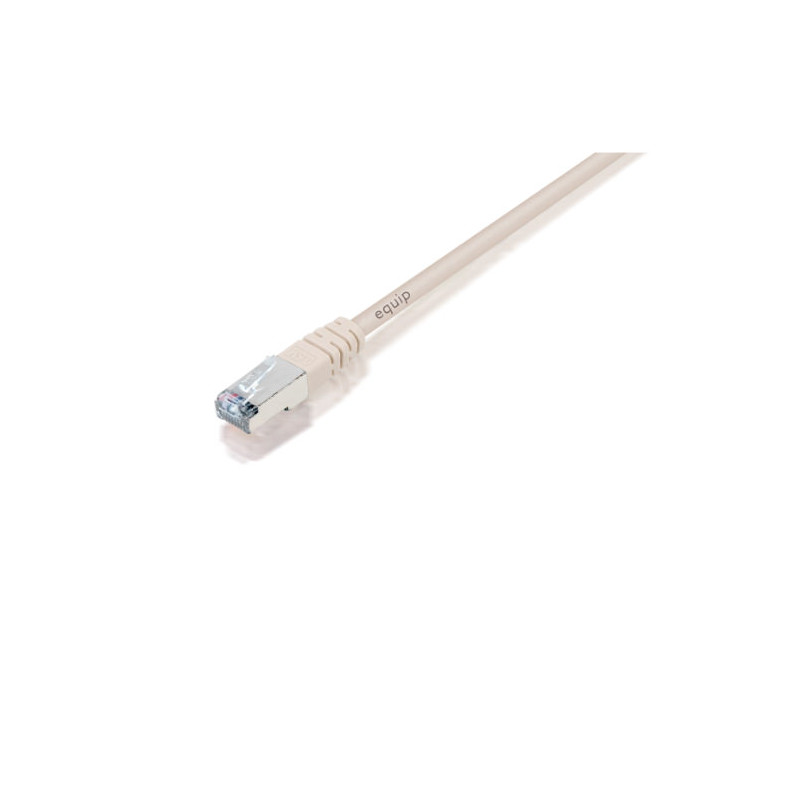 CABLE EQUIP RJ45 LATIGUILLO F-UTP CAT.5E 10M BEIGE