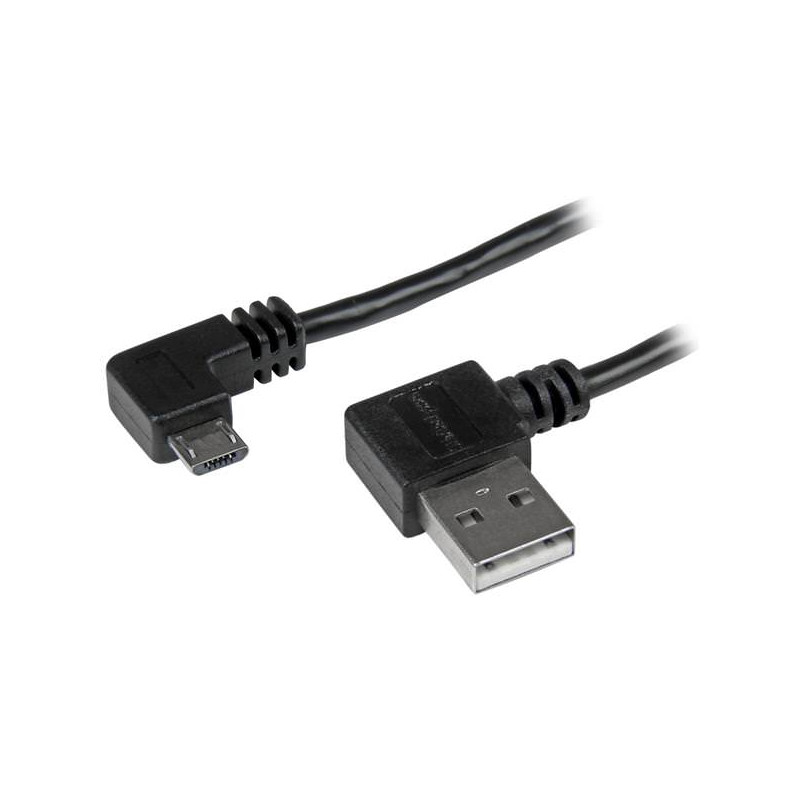 STARTECH CABLE 2M MICRO USB ACODADO A DERECHA