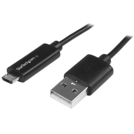 STARTECH CABLE 1M MICRO USB CON LED INDICADOR