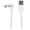 STARTECH CABLE 1M LIGHTNING ACODADO A USB BLANCO